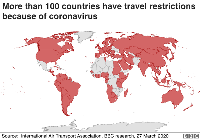Travel bans around the world